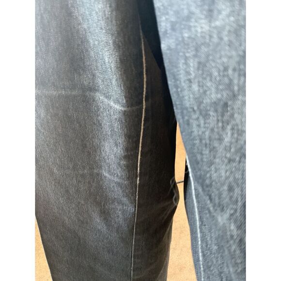 Soft By Avenue Womens Black Wide Leg Denim Pants Sz 16 Coastal Cowgirl Academia - Picture 5 of 16